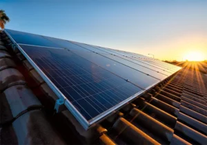 set solar panels according to the sun light angles